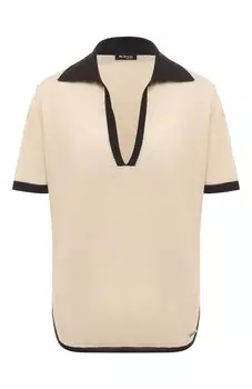 Пуловер изо льна и хлопка Kiton