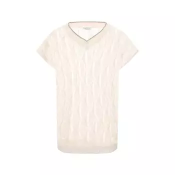 Пуловер изо льна и шелка Brunello Cucinelli