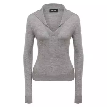 Пуловер-поло из кашемира и шелка MUST