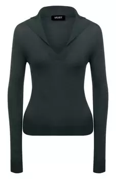 Пуловер-поло из кашемира и шелка MUST