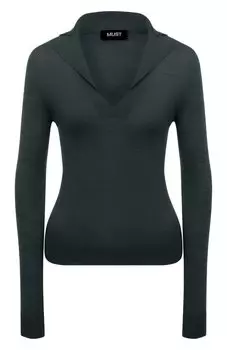 Пуловер-поло из кашемира и шелка MUST