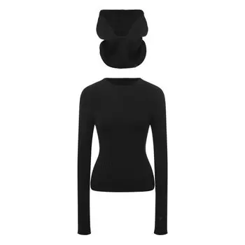 Пуловер с балаклавой Low Classic