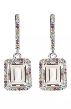 Радужные серьги с хрусталем Secrets jewelry