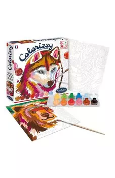 Раскраска по номерам Жители леса Sentosphere