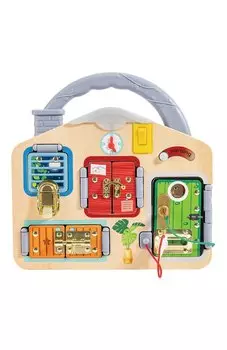 Развивающая игрушка Бизиборд Тайные комнаты Hape