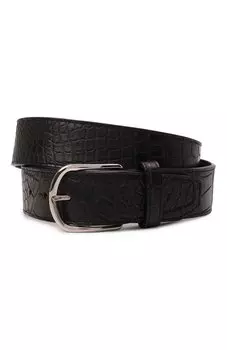 Ремень из кожи аллигатора Brioni