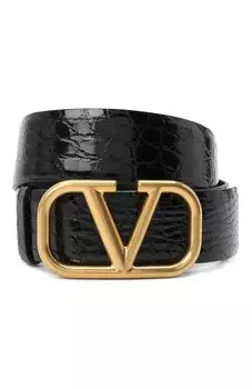 Ремень из кожи аллигатора VLogo Signature Valentino