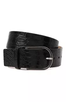 Ремень из кожи каймана Enameled Loro Piana