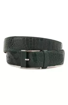 Ремень из кожи крокодила Zilli