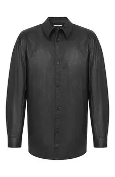 Рубашка из экокожи Attachment