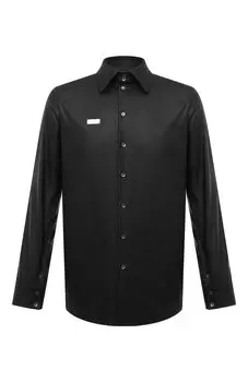 Рубашка из экокожи WHO/AM