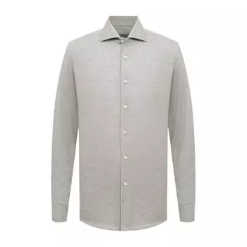 Рубашка из хлопка и кашемира Corneliani