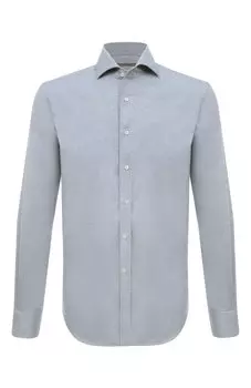 Рубашка из хлопка и кашемира Corneliani
