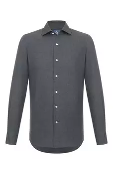Рубашка из хлопка и кашемира Finamore 1925
