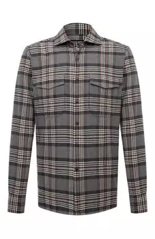 Рубашка из хлопка и кашемира MUST