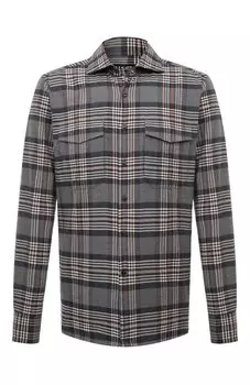 Рубашка из хлопка и кашемира MUST