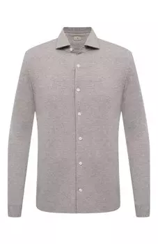 Рубашка из хлопка и кашемира Sonrisa