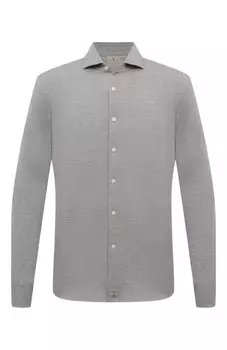 Рубашка из хлопка и кашемира Sonrisa