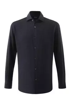 Рубашка из хлопка и кашемира Zegna