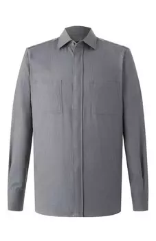 Рубашка из хлопка и кашемира Zilli