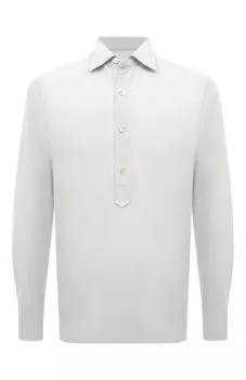 Рубашка из хлопка и льна Alessandro Gherardi