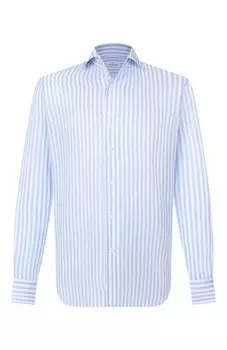 Рубашка из хлопка и льна Alessandro Gherardi