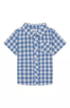 Рубашка из хлопка и льна babybu