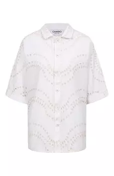 Рубашка из хлопка и льна Charo Ruiz Ibiza