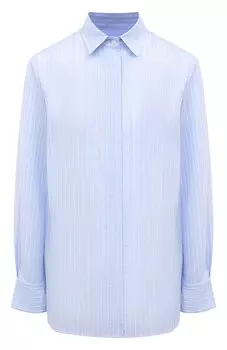 Рубашка из хлопка и льна Cruciani