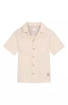 Рубашка из хлопка и льна Eleventy