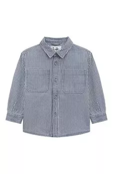 Рубашка из хлопка и льна Il Gufo