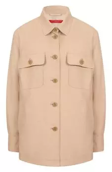 Рубашка из хлопка и льна Marina Sport