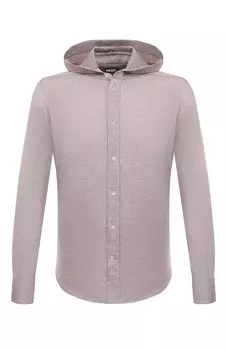 Рубашка из хлопка и льна MUST