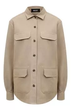Рубашка из хлопка и льна MUST