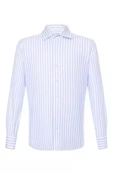 Рубашка из хлопка и льна MVST