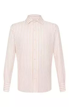 Рубашка из хлопка и льна MVST