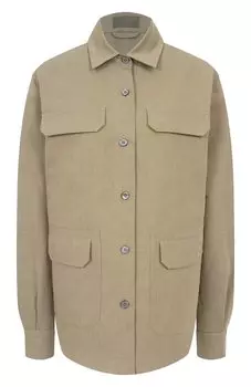 Рубашка из хлопка и льна MVST