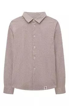 Рубашка из хлопка и льна Paolo Pecora Milano