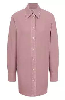 Рубашка из хлопка и льна Replay