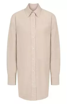 Рубашка из хлопка и льна Replay