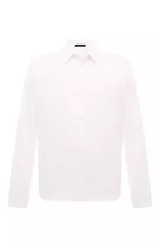 Рубашка из хлопка и льна Transit