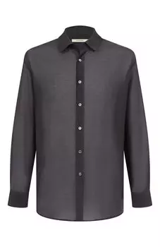 Рубашка из хлопка и шелка 12 STOREEZ