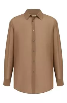 Рубашка из хлопка и шелка 12 STOREEZ