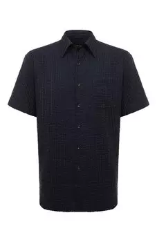 Рубашка из хлопка и шелка Giorgio Armani