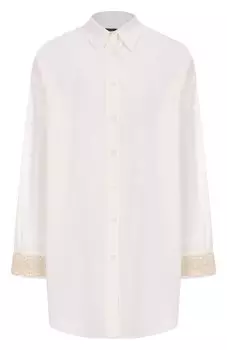 Рубашка из хлопка и шелка Lorena Antoniazzi