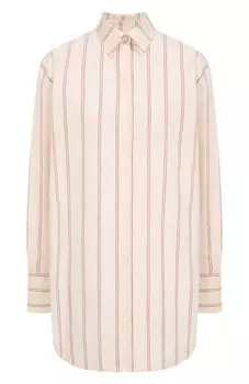 Рубашка из хлопка и шелка TOTEME