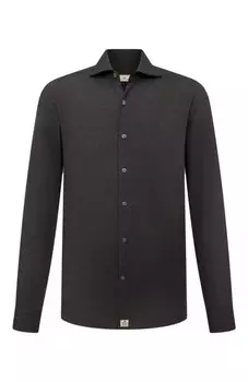 Рубашка из хлопка и шерсти Sonrisa