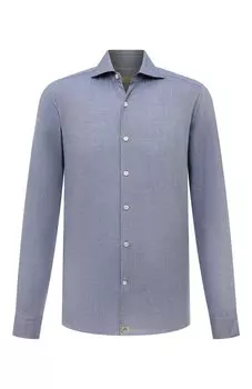 Рубашка из хлопка и шерсти Sonrisa