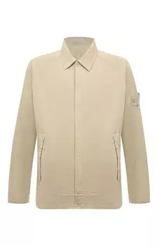 Рубашка из хлопка и шерсти Stone Island