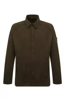 Рубашка из хлопка и шерсти Stone Island